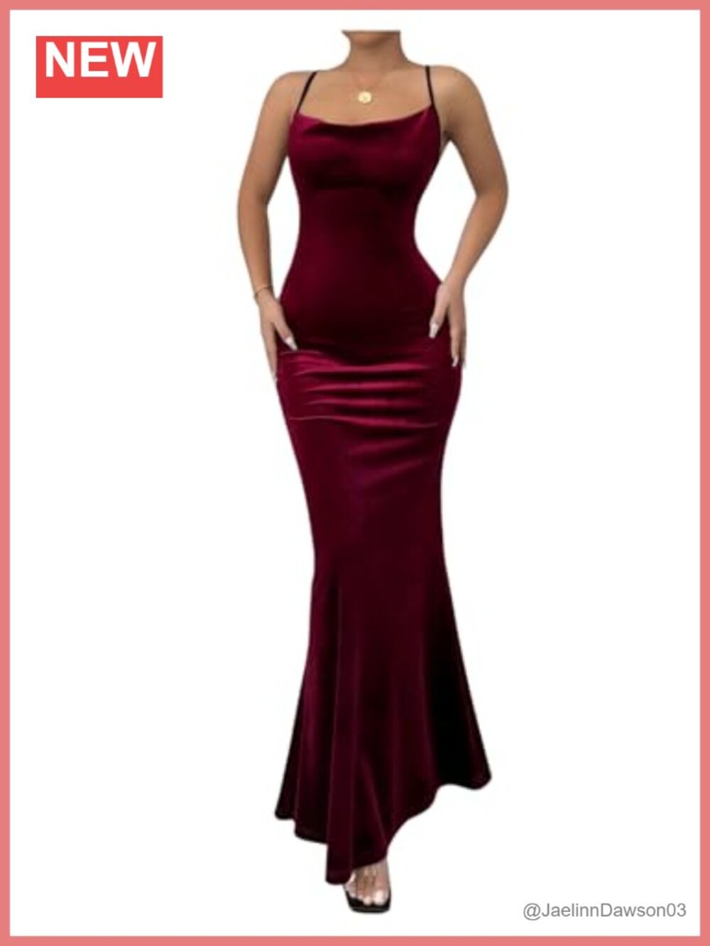 Women's Velvet Maxi Dress Sexy Backless Bodycon Fishtail Party Club Formal